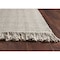 Homeroots 5 x 8 ft. Wool Oatmeal Area Rug 353056 - alternate 2